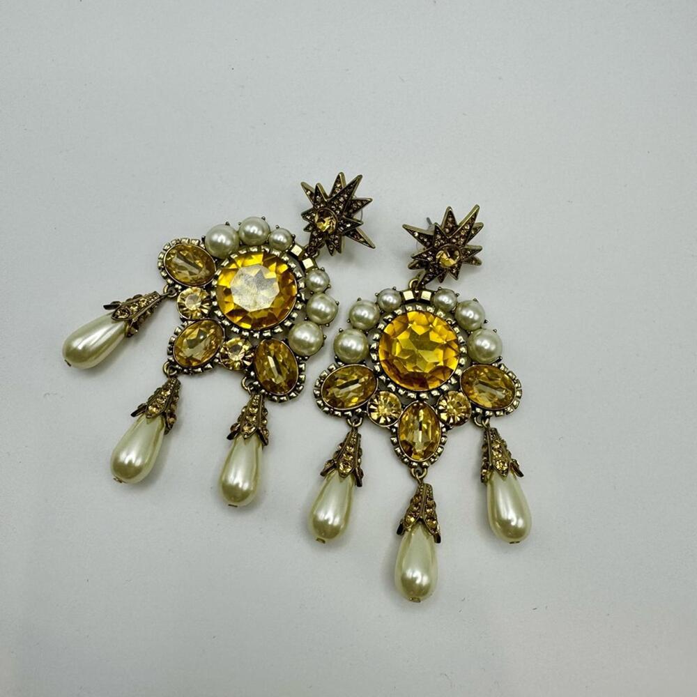 Dylanlex Sunshine Chandelier Statement Earrings - image 2